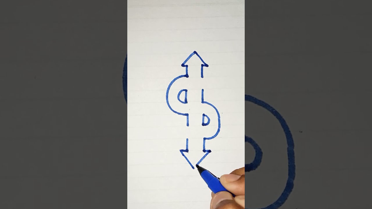 Draw a Dollar sign $$