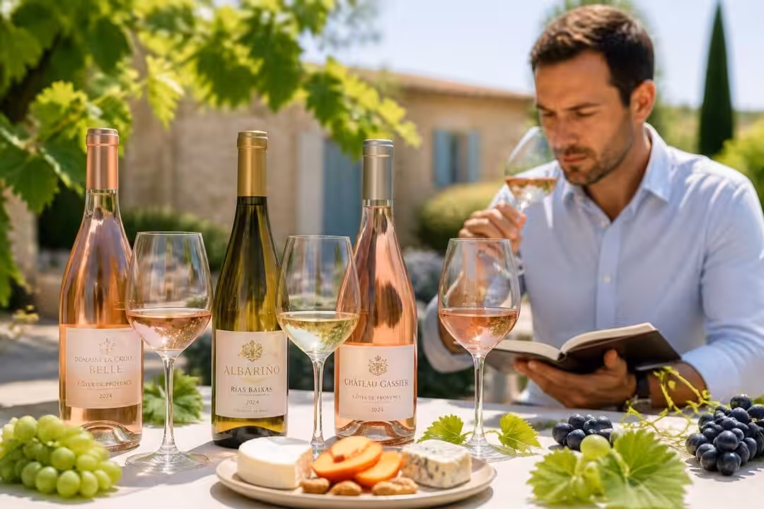 découvrez la sélection exclusive de notre journaliste œnologue : deux rosés ultra frais et un blanc d’espagne à déguster, parfaits pour vos moments de convivialité.
